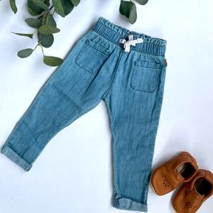 NWT 6- 9month denim trousers